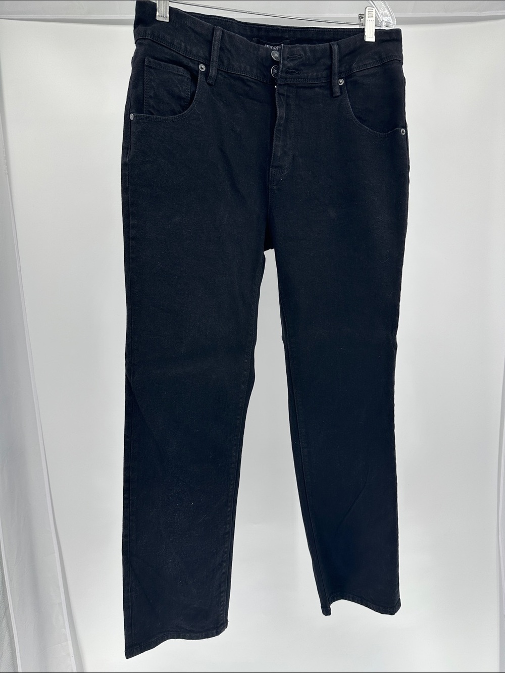 Hudson Jeans Straight Leg Women's Black Jeans